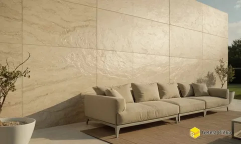 تصویر 4 از سنگ تراورتن برای نما جلوه طبیعی و مقاوم